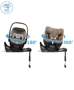 Maxi Cosi Pushchairs Maxi-Cosi Oxford+ Complete Pushchair Bundle with Maxi-Cosi Pebble Slide Pro Car Seat & Base - Oak Truffle