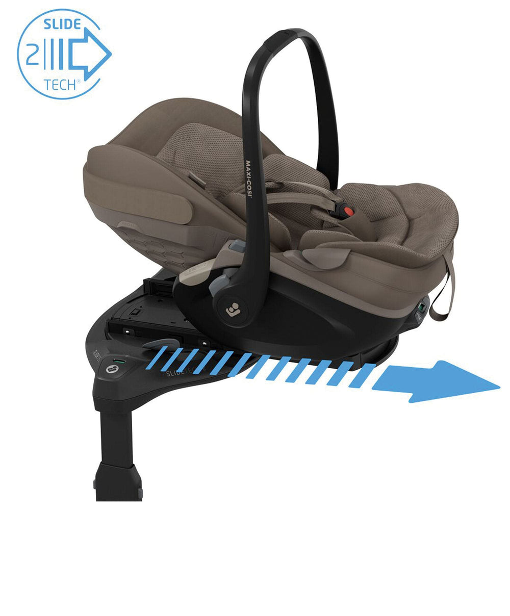 Maxi Cosi Pushchairs Maxi-Cosi Oxford+ Complete Pushchair Bundle with Maxi-Cosi Pebble Slide Pro Car Seat &amp; Base - Oak Truffle