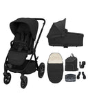 Maxi Cosi Pushchairs Maxi-Cosi Oxford+ Pushchair & Carrycot Essential Bundle -  Onyx Black