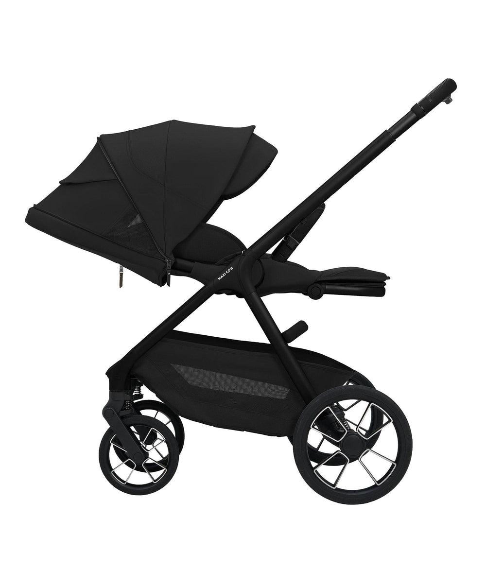 Maxi Cosi Pushchairs Maxi-Cosi Oxford+ Pushchair &amp; Carrycot Essential Bundle -  Onyx Black