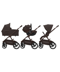 Maxi Cosi Pushchairs Maxi-Cosi Oxford+ Pushchair & Carrycot Essential Bundle -  Onyx Black