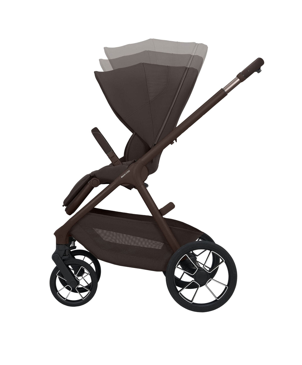 Maxi Cosi Pushchairs Maxi-Cosi Oxford+ Pushchair &amp; Carrycot Essential Bundle -  Onyx Black