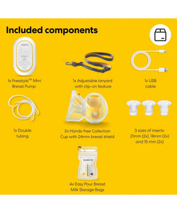 Medela Breastfeeding Freestyle Mini Hands Free Double Electric Breast Pump