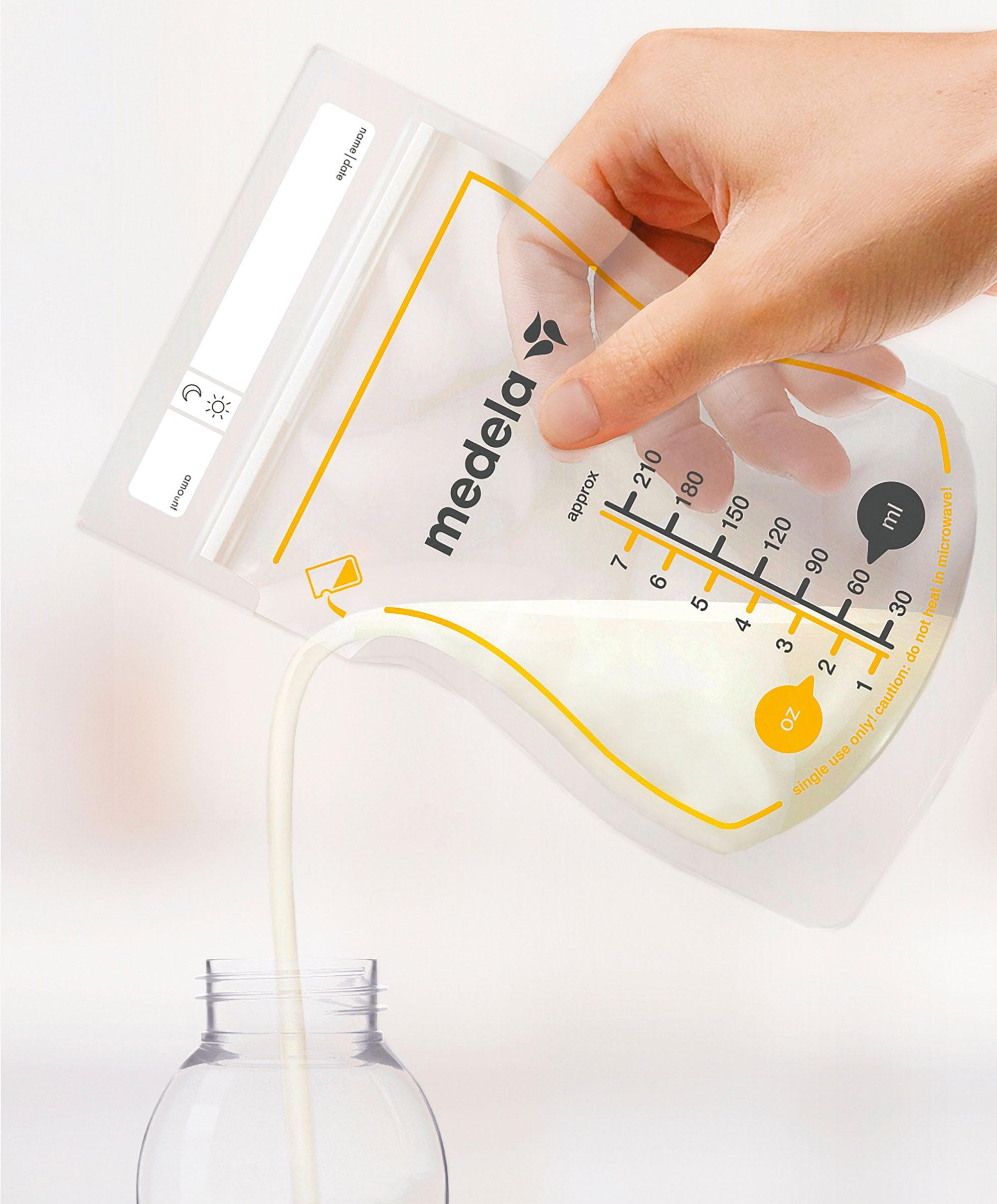 Medela Easy Pour Breast Milk Storage Bags Pack of 50 – Mamas