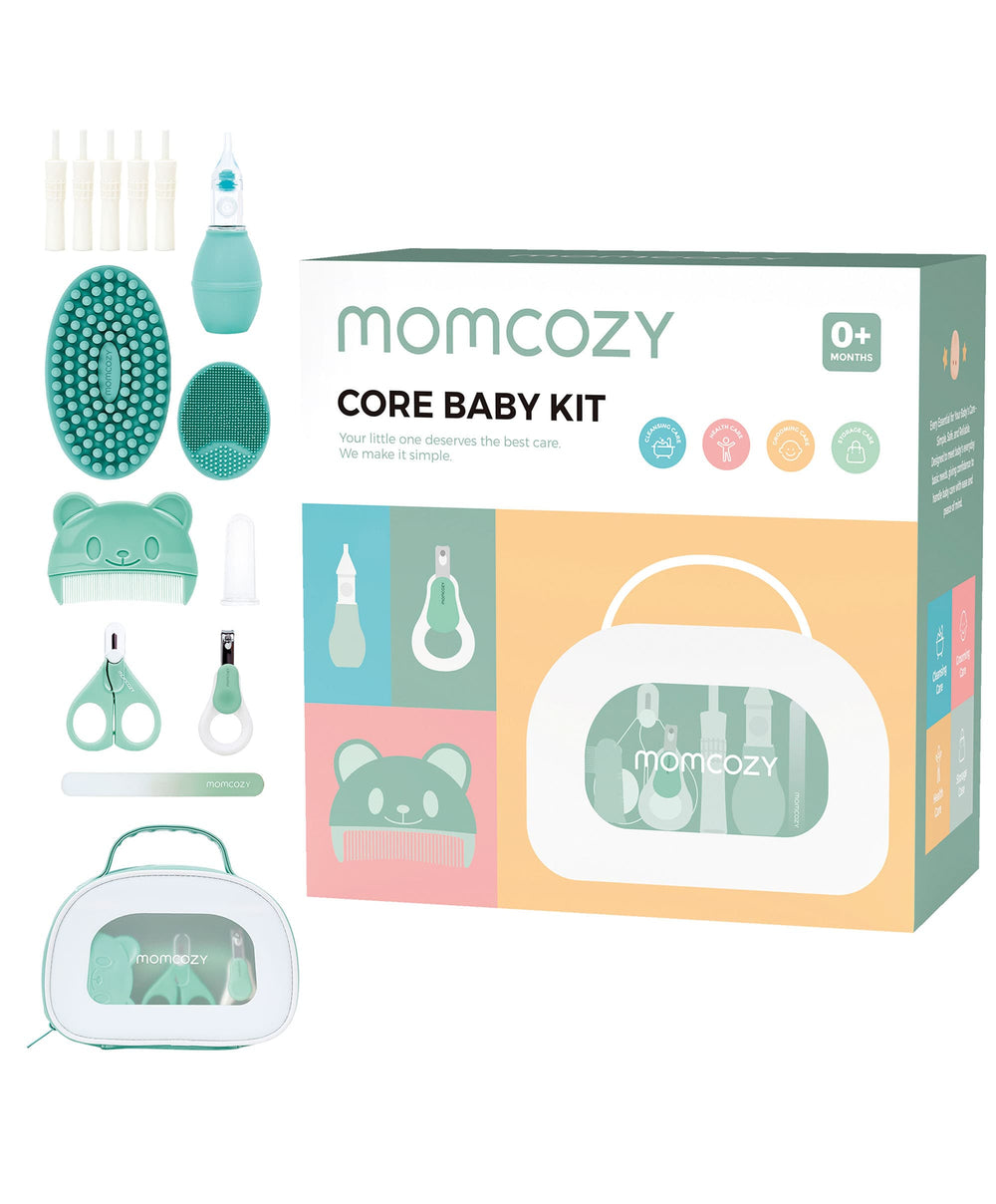 Momcozy Baby Care Momcozy Core Baby Kit -  White/Green