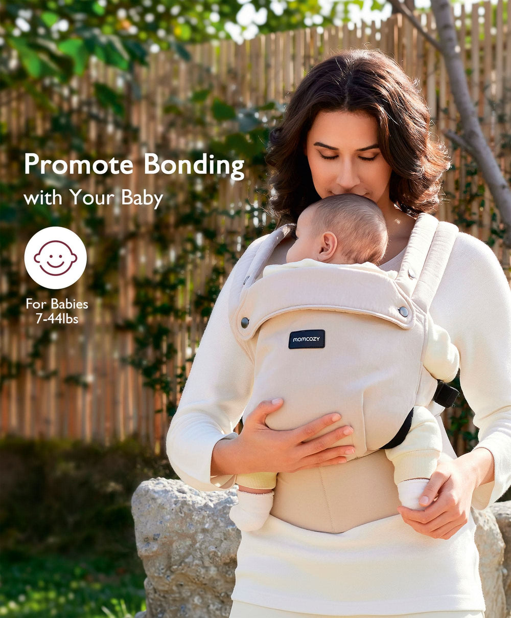 Momcozy Baby Carriers Momcozy Baby Carrier 3M+ Cotton - Khaki