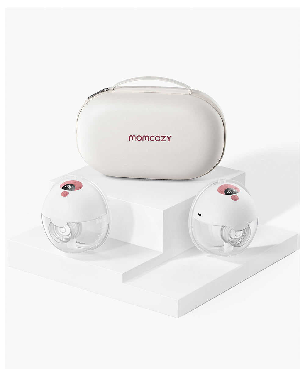 Momcozy Breastfeeding Momcozy Double M5 Wearable Electric Breast Pump - Maroon