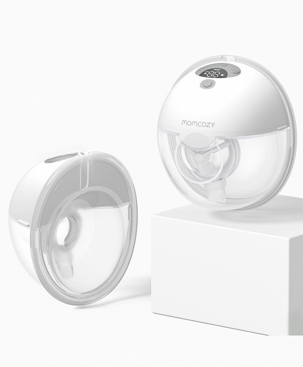 Momcozy Breastfeeding Momcozy M5 Smart Wearable Double Electric Breast Pump - Grey