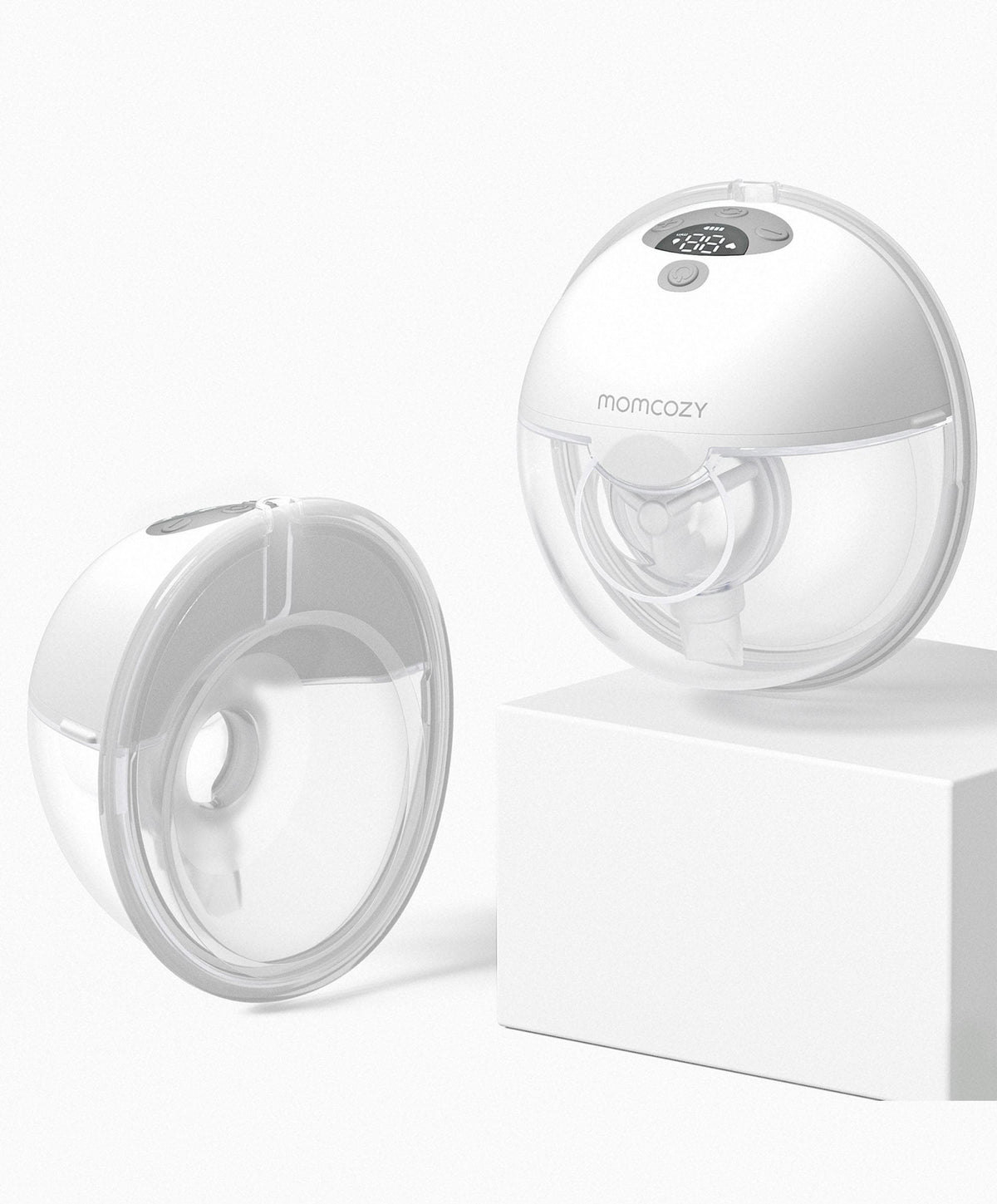 Momcozy Breastfeeding Momcozy M5 Smart Wearable Double Electric Breast Pump - Grey