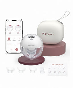 Momcozy Breastfeeding Momcozy M5 Smart Wearable Electric Single Breast Pump - Grey