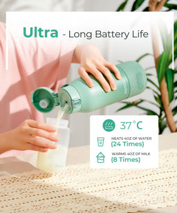 Momcozy Momcozy Portable Milk Warmer for Travel - Green