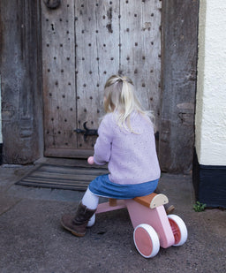 Moover Ride on Toy Moover Bike (4-Wheel) - Pink
