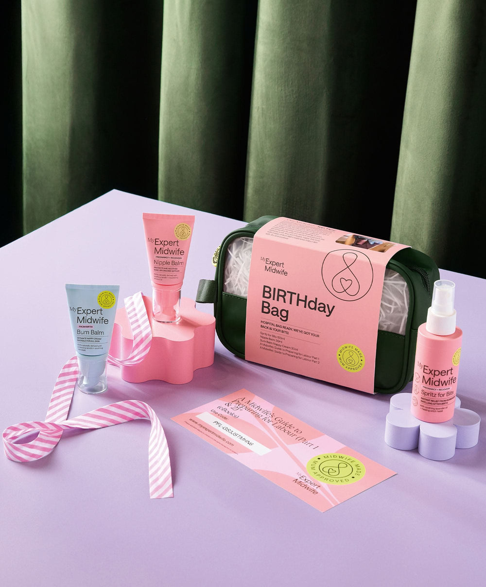 My Expert Midwife Cosmetics My Expert Midwife Birthday Bag - Pink/Green