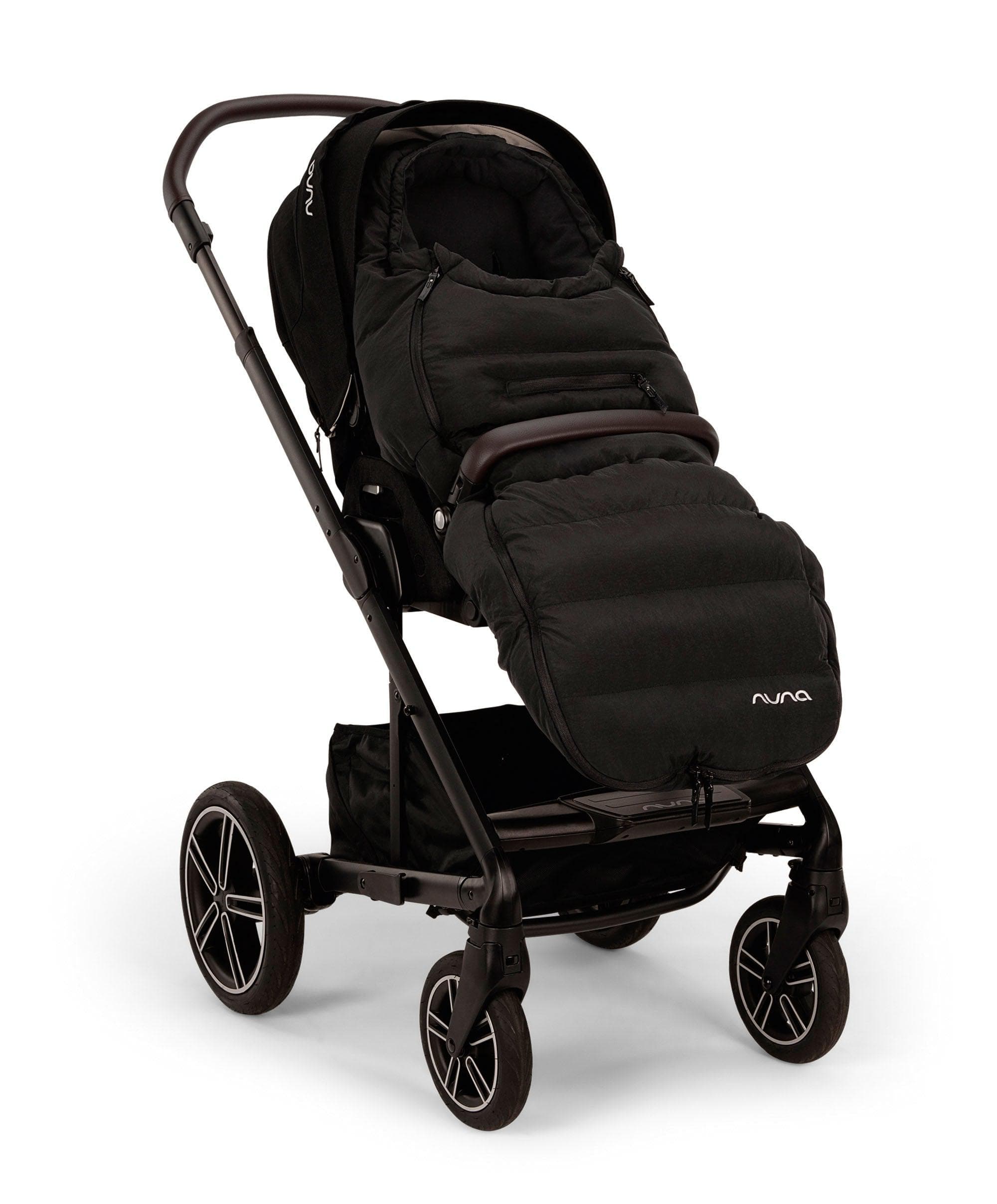 Nuna Winter Strolller Footmuff Set with Gloves & Bag - Caviar