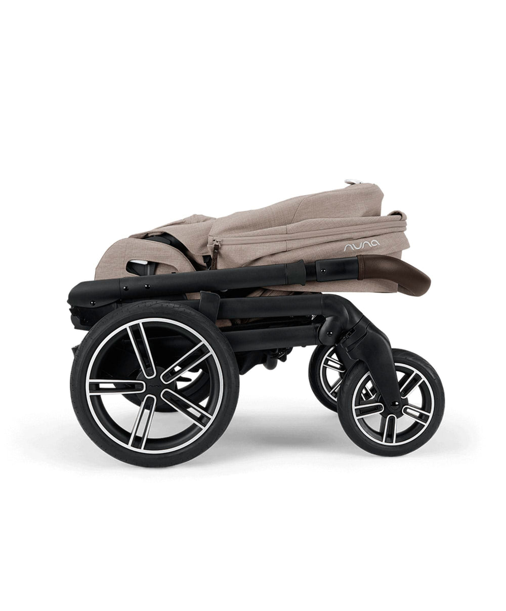 Nuna Nuna Mixx Next Pushchair Bundle With Carrycot Stand &amp; Arra Flex Car Seat &amp; Base - Chateau/Caviar