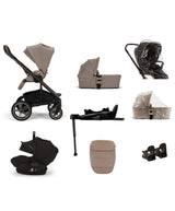 Nuna Pushchairs Nuna Mixx Next Pushchair 4 Piece Travel Bundle with ARRA Next Car Seat & Base - Cedar