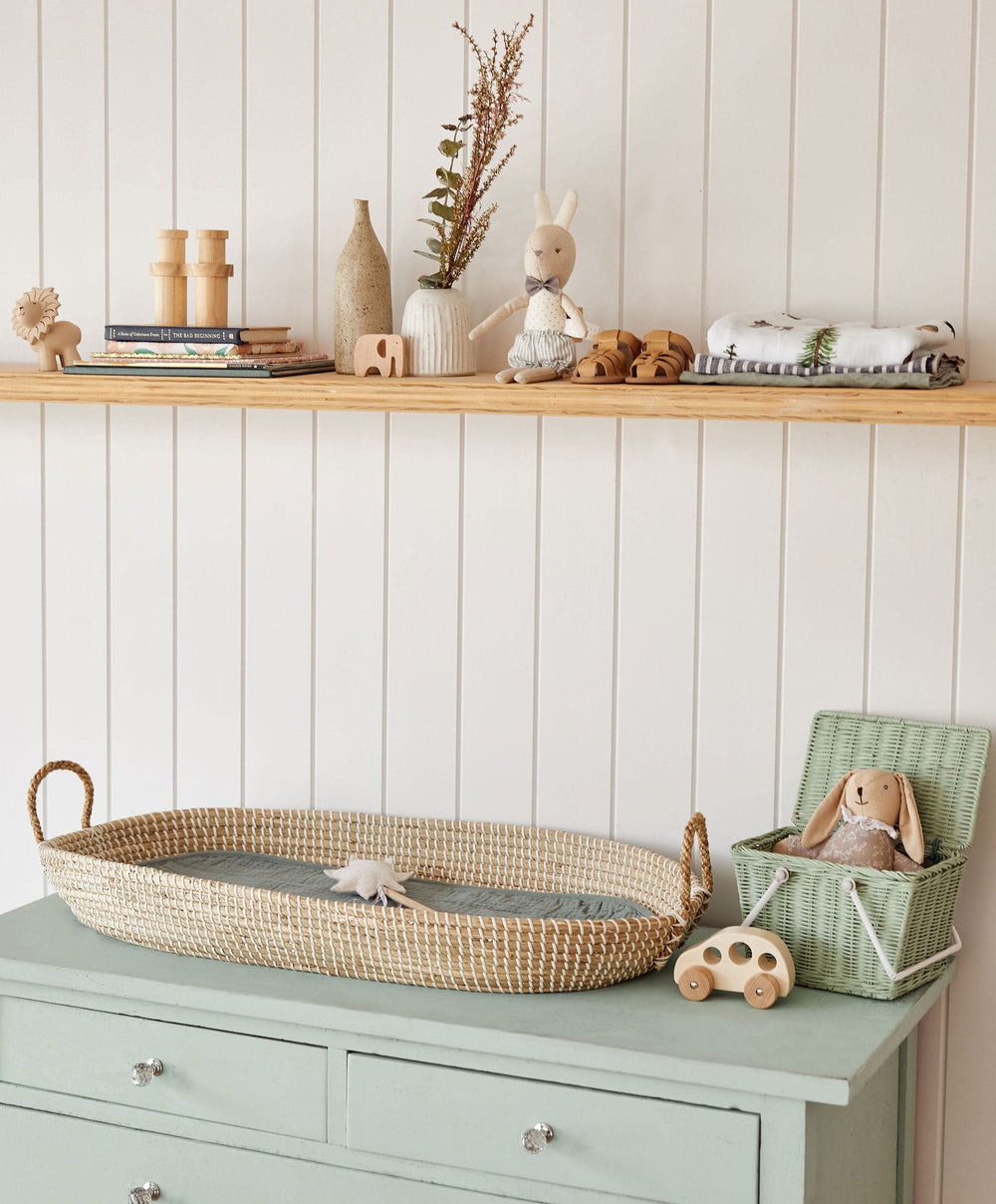 Olli Ella Changing Mats Olli Ella Reva Baby Changing Basket - Natural