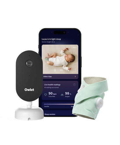 Owlet Baby Monitors Owlet Dream Duo Sock & Sight - Mint