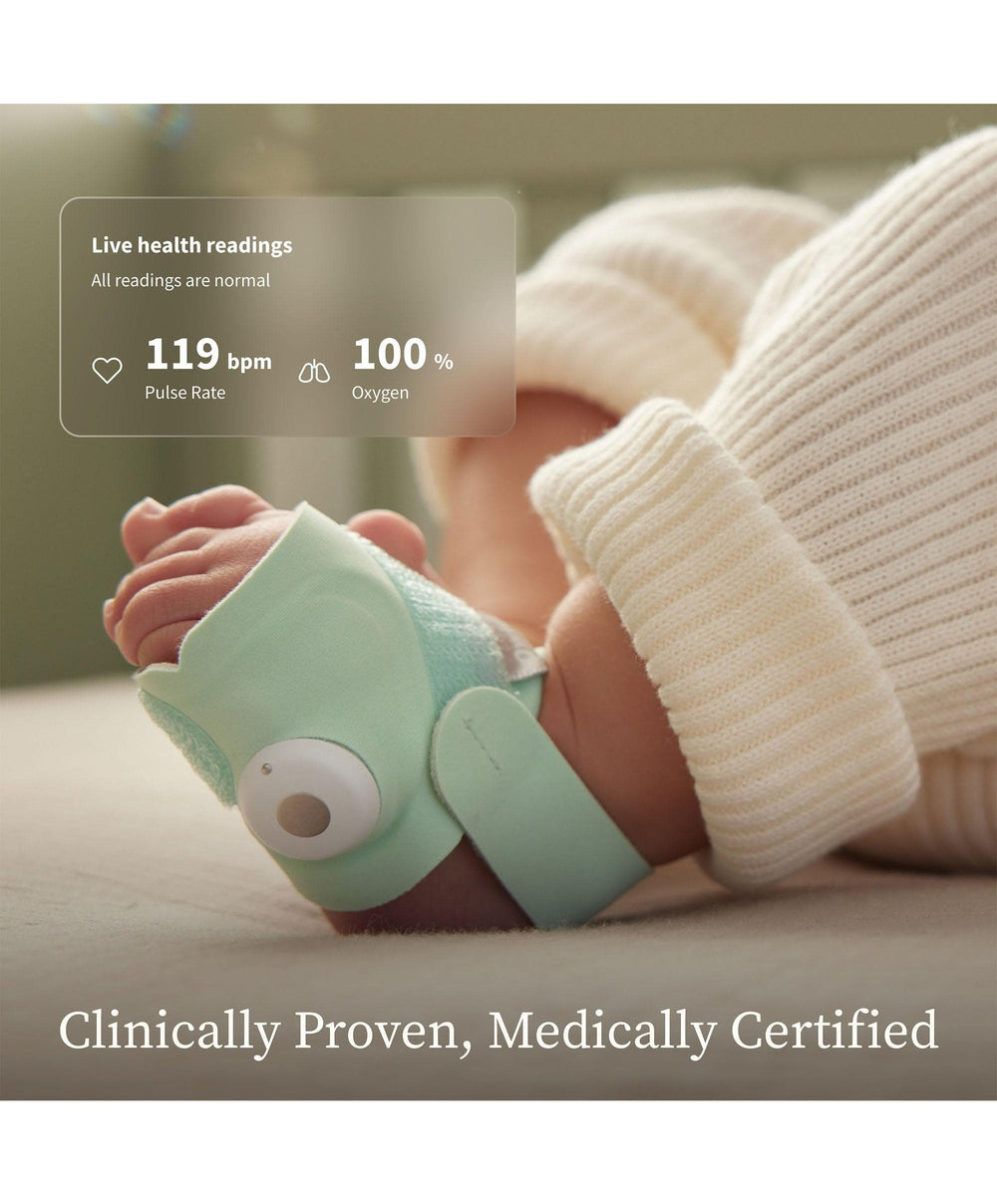 Owlet Baby Monitors Owlet Dream Duo Sock &amp; Sight - Mint