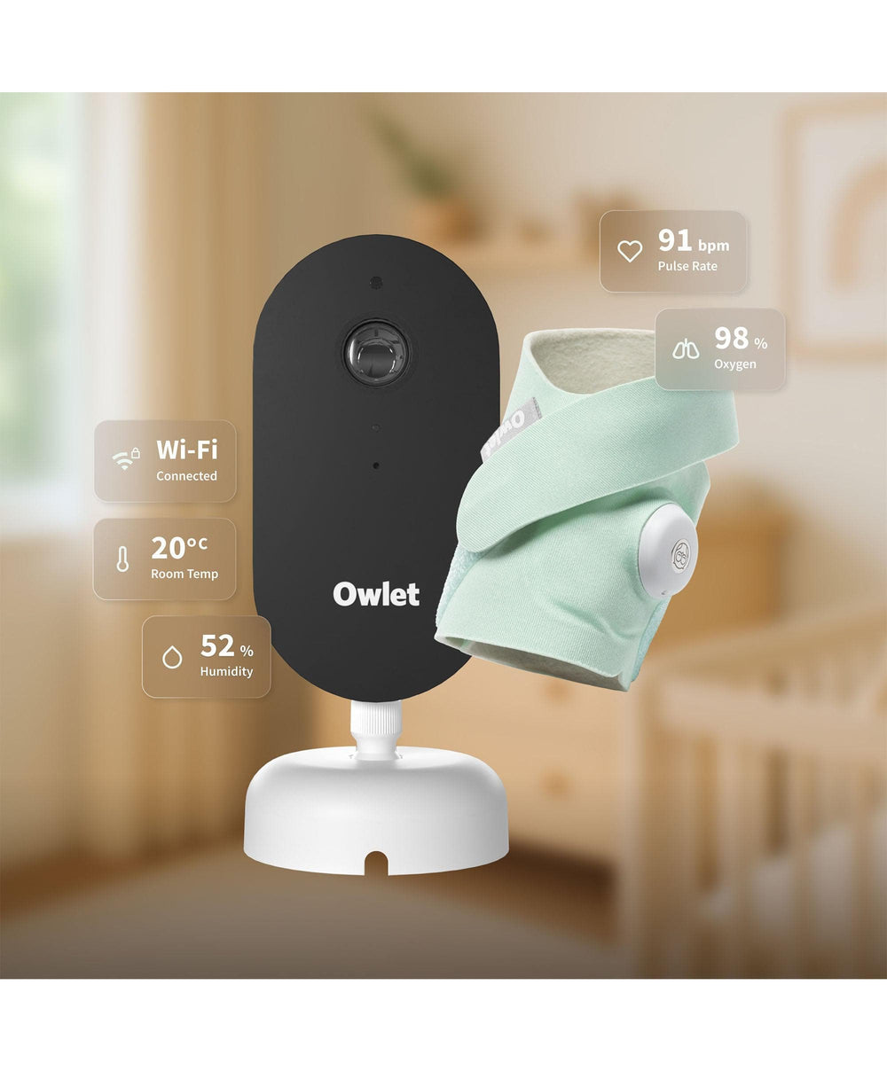 Owlet Baby Monitors Owlet Dream Duo Sock &amp; Sight - Mint