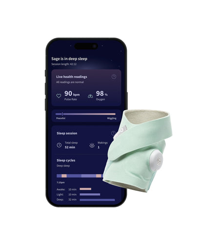 Owlet Baby Monitors Owlet Dream Sock™ - Mint