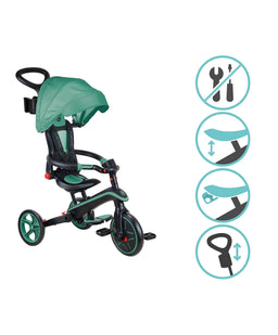 Plum Play Globber Explorer Foldable 4-in-1 Trike - Olive