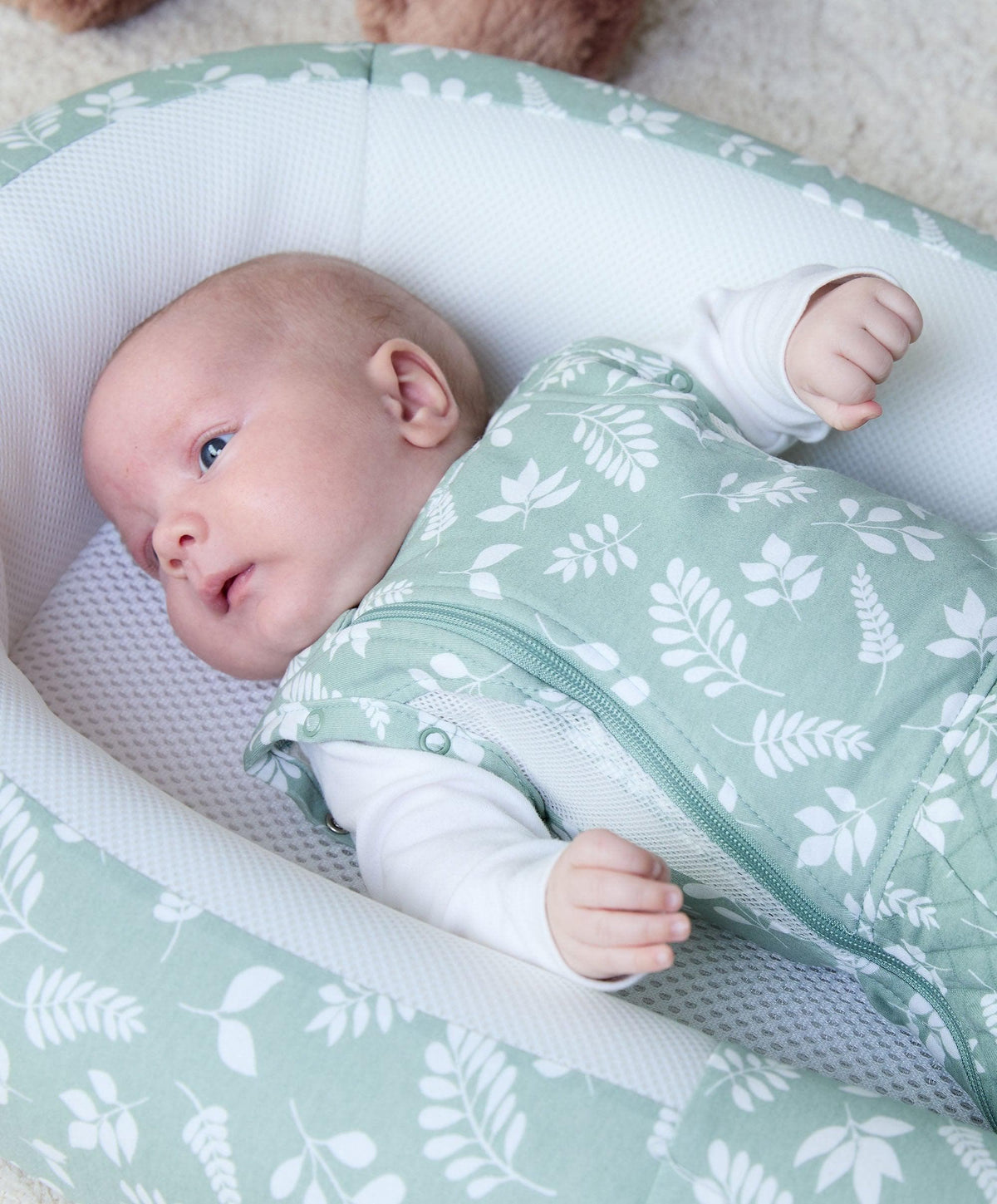 Purflo Sleep Tight Baby Bed Fern Mamas & Papas UK