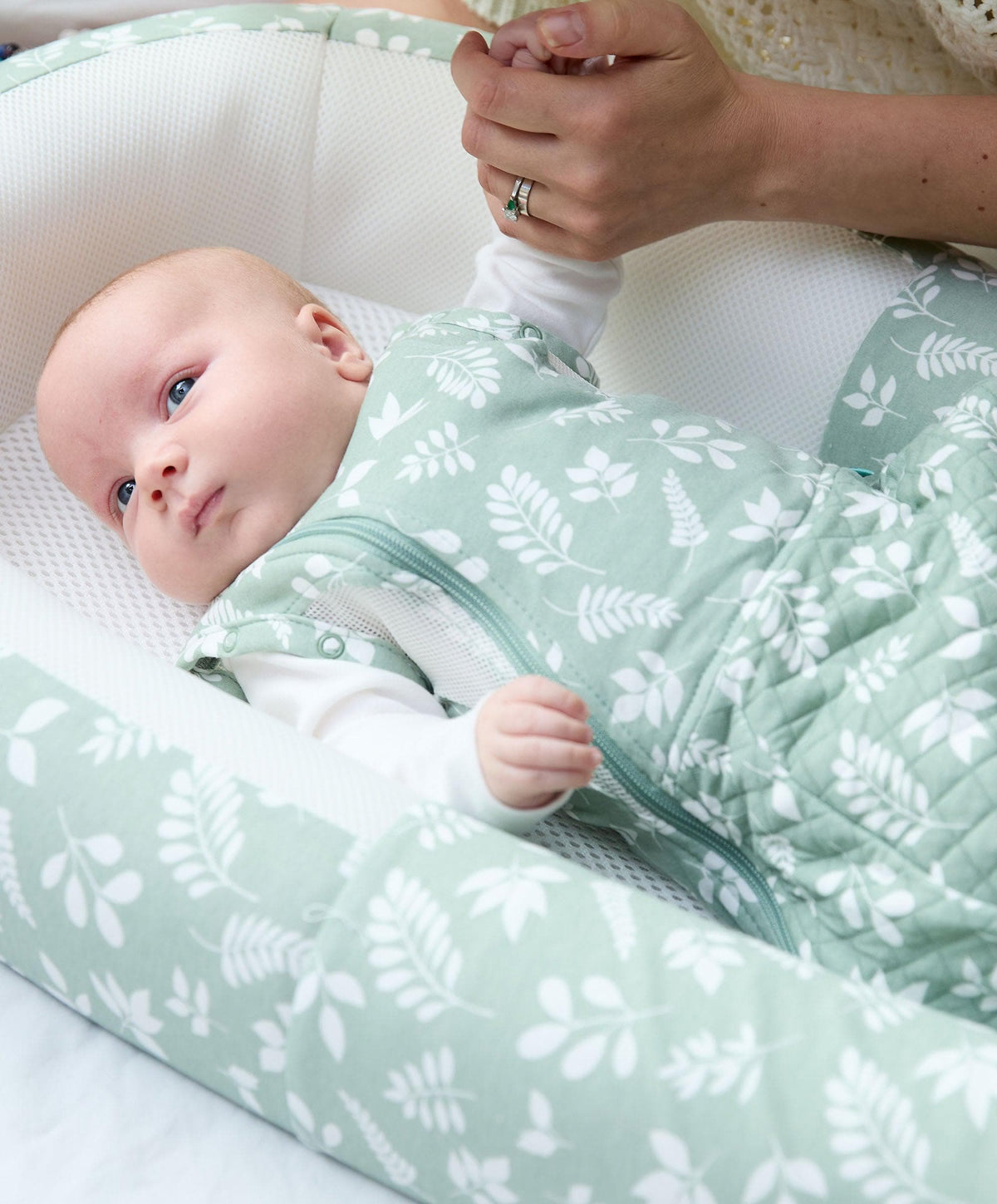 Purflo Sleep Tight Baby Bed Fern Mamas & Papas UK