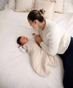 Purflo Dreampod Sleep Bags & Swaddling Purflo Swaddle to Sleep Bag 0-4 Months (2.5 Tog) - Sand