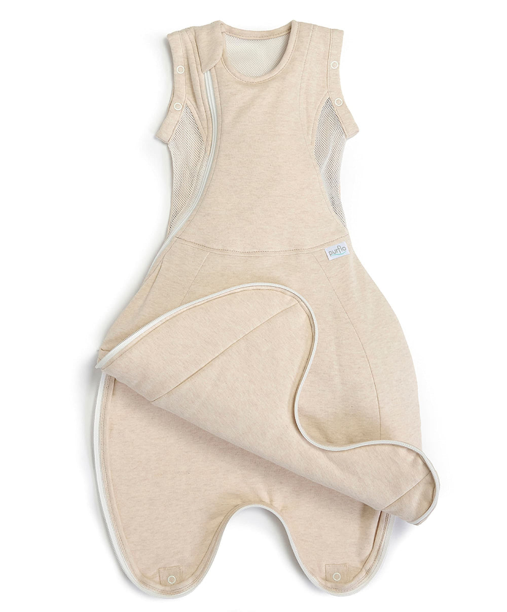 Purflo Dreampod Sleep Bags &amp; Swaddling Purflo Swaddle to Sleep Bag 0-4 Months (2.5 Tog) - Sand