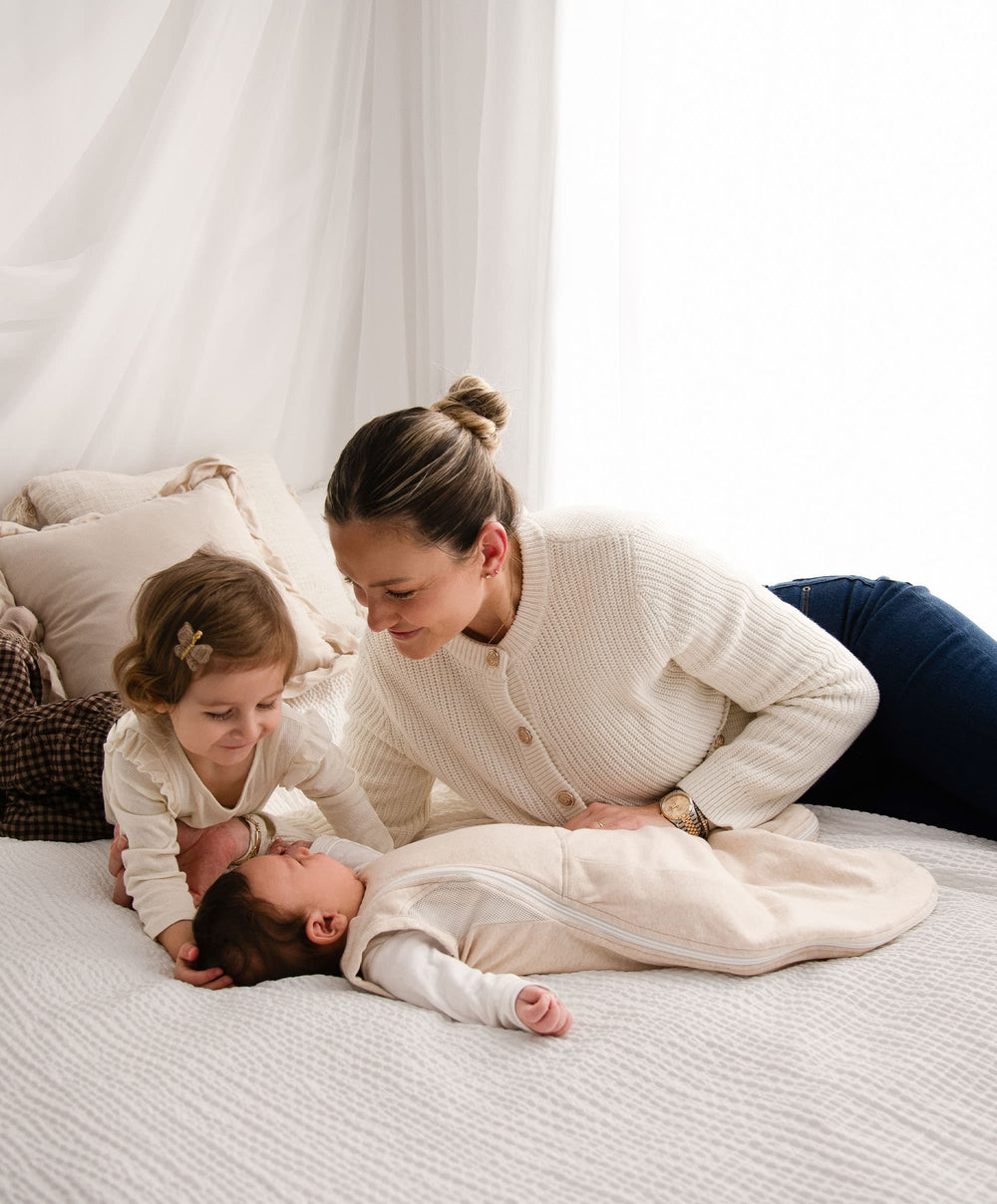Purflo Dreampod Sleep Bags &amp; Swaddling Purflo Swaddle to Sleep Bag 0-4 Months (2.5 Tog) - Sand