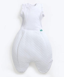 Purflo Dreampod Sleep Bags & Swaddling Purflo Swaddle to Sleepbag 0-4 Months (2.5 Tog) - White