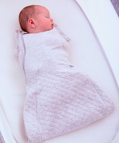 Purflo Dreampod Sleep Bags & Swaddling Purflo Swaddle to Sleepbag 2.5 Tog (0-4m) - Grey