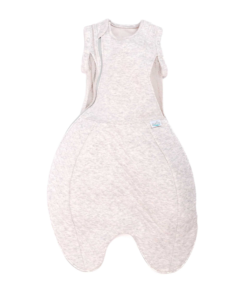 Purflo Swaddle to Sleepbag 2.5 Tog (04m) Grey Mamas & Papas UK