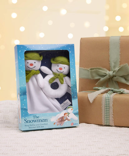 Rainbow Designs Comforters The Snowman Comforter & Rattle Gift Set