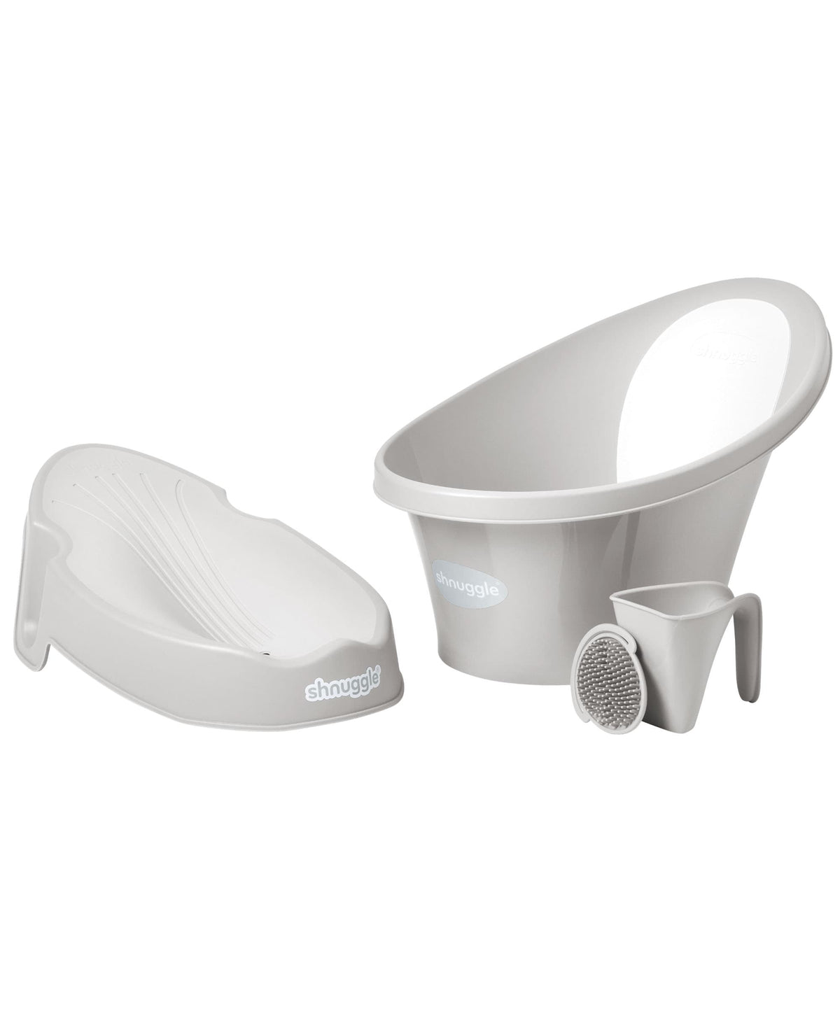 Shnuggle Baths Shnuggle Newborn Baby Bath Essentials Bundle (4 Pieces) - Taupe