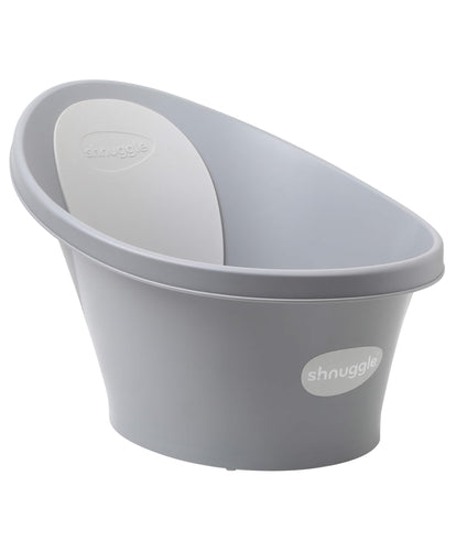 Shnuggle Shnuggle Baby Bath with Plug - Pebble Grey