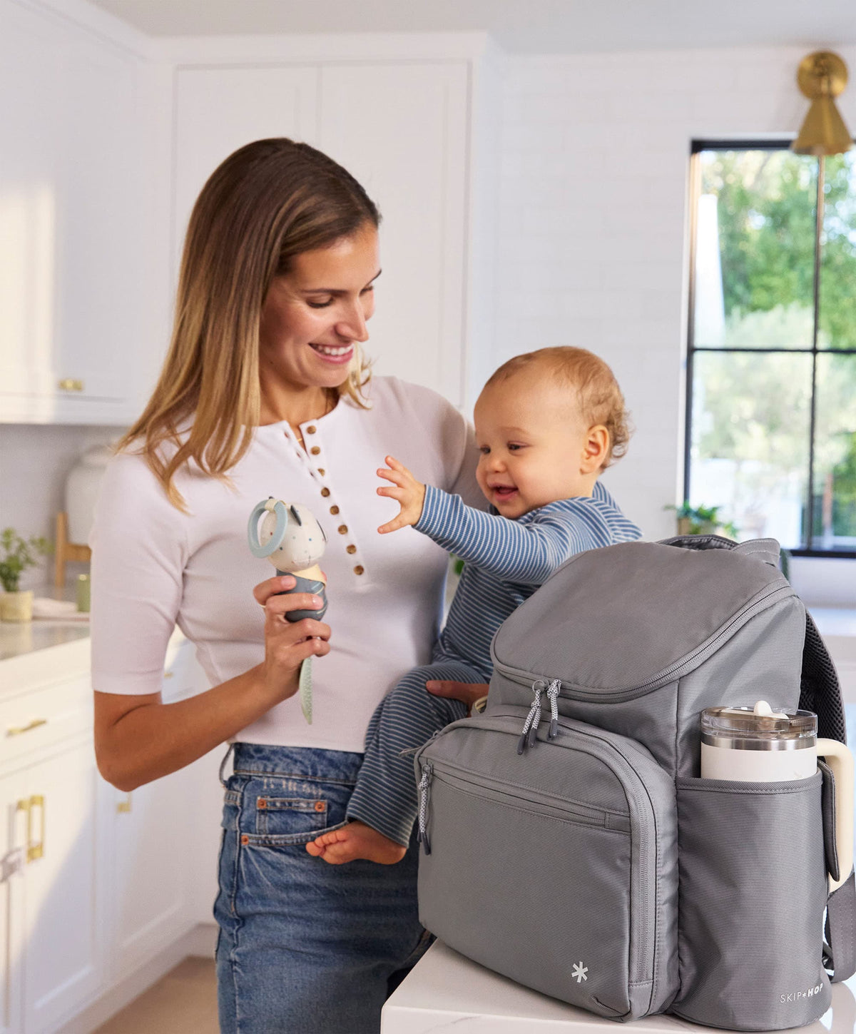 Skip Hop Changing Bags Skiphop Forma Next Nappy Backpack- Grey