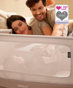 Snuz Bedside Sleeping SnuzPod 5 Bedside Crib - Mocha