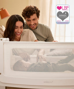 Snuz Bedside Sleeping SnuzPod 5 Bedside Crib - White