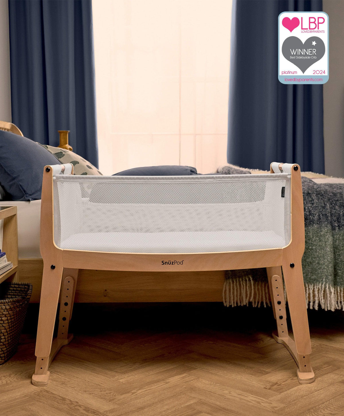 Snus Pod Snuzpod Studio Bedside Crib - Stockholm – Mamas & Papas UK