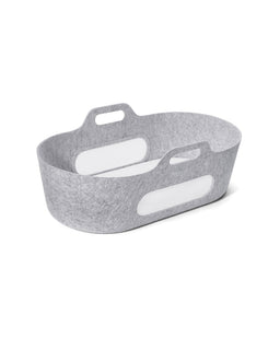 Snuz Moses Baskets SnuzBaskit Light Grey Moses Basket & Natural Stand - Light Grey/ Natural