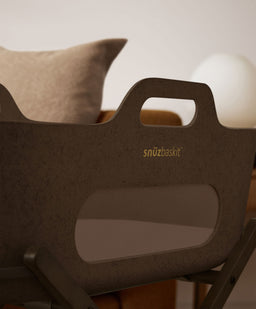 Snuz Moses Baskets SnuzBaskit Moses Basket & Stand - Chocolate/ Ebony