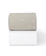Snuz Snüz Twin Pack Cot & Cotbed Sheets - Grey Star