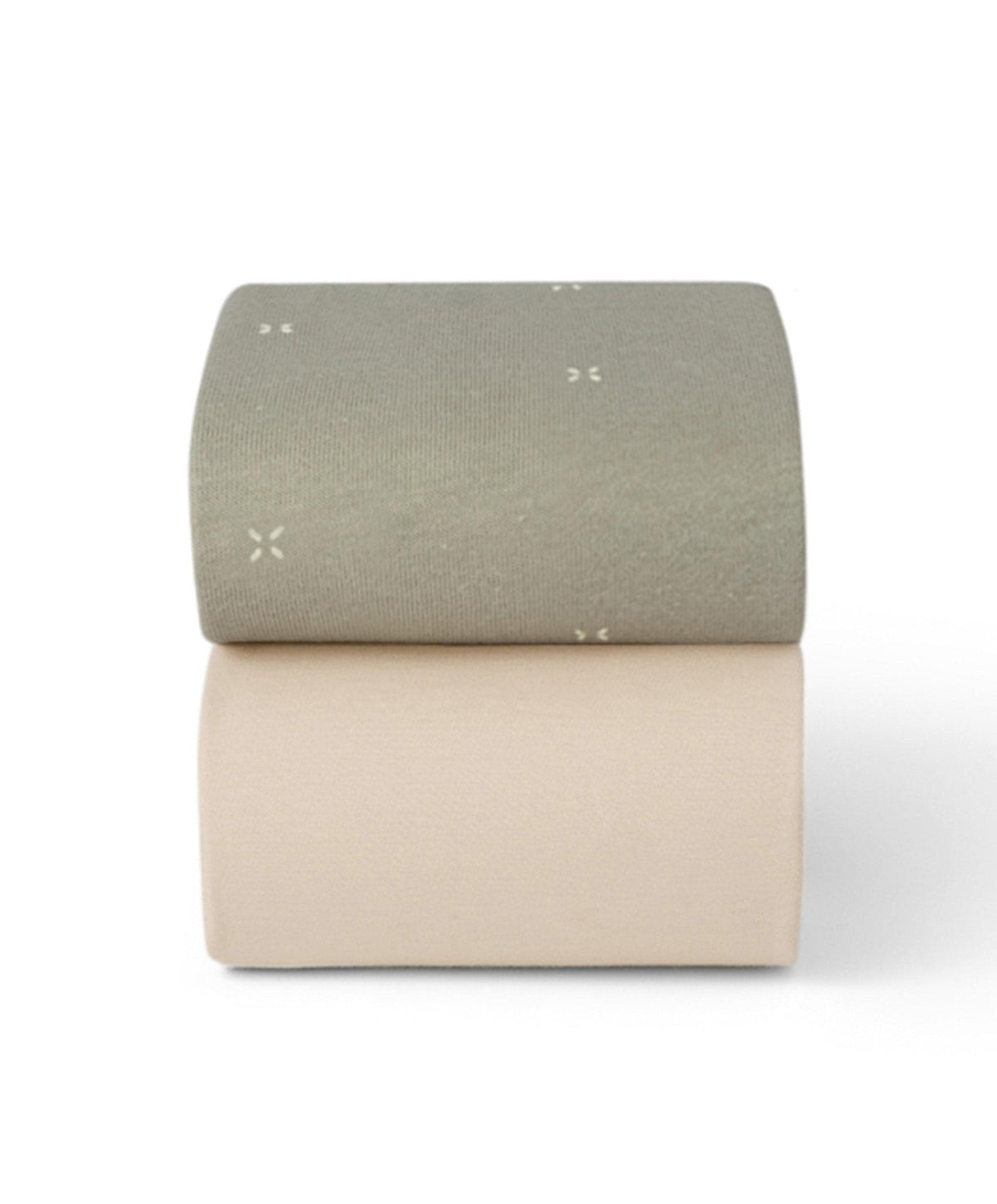Snuz Snüz Twin Pack Cot & Cotbed Sheets - Sage Cross