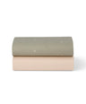 Snuz Snüz Twin Pack Crib Sheets - Sage Cross