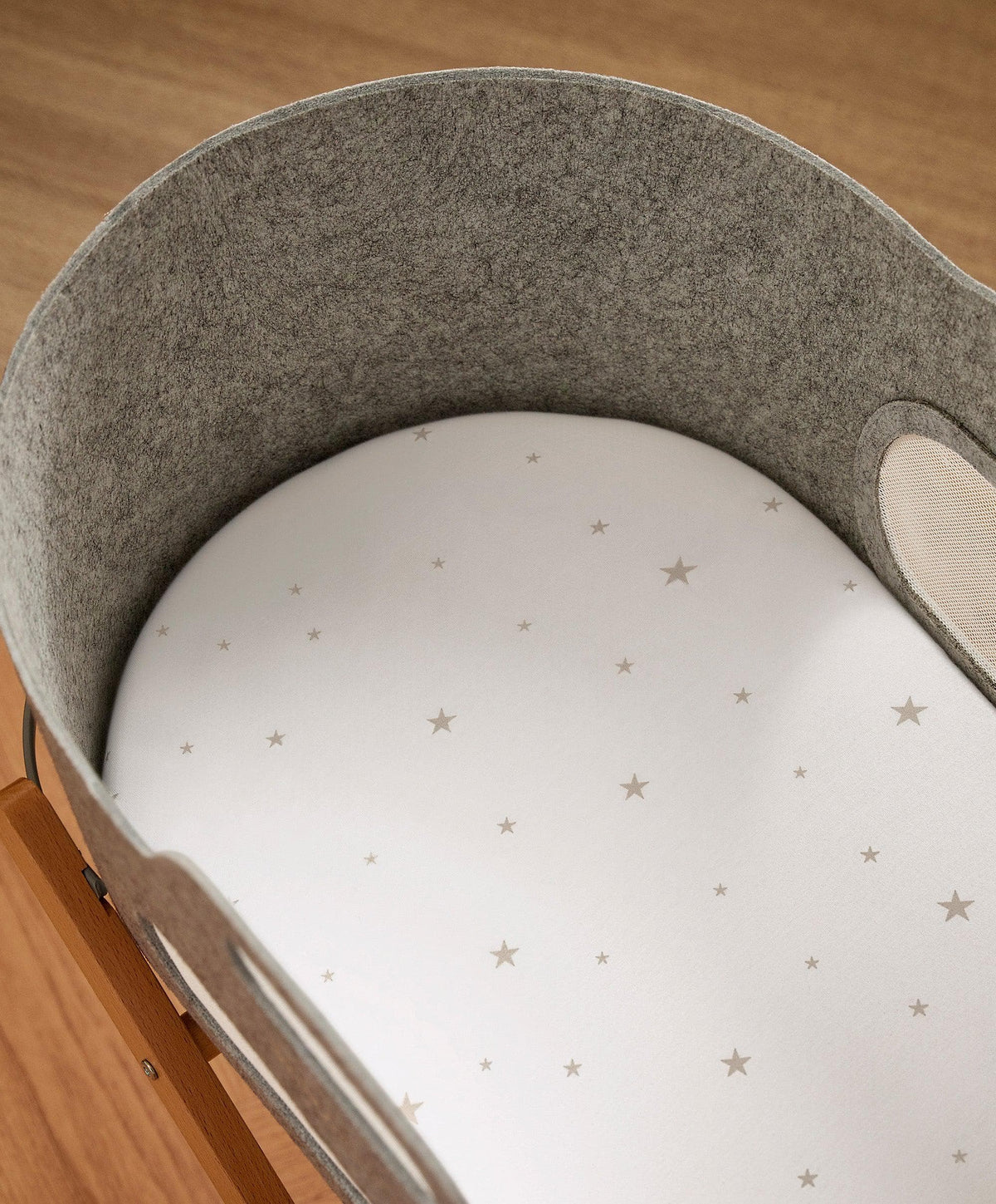 Snuz Snüz Twin Pack Moses Basket Sheets - Grey Cloud