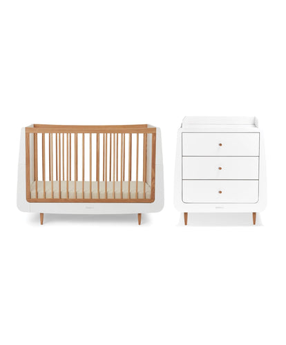 Snuz SnuzKot Cotbed & Changing Unit Set - Oak