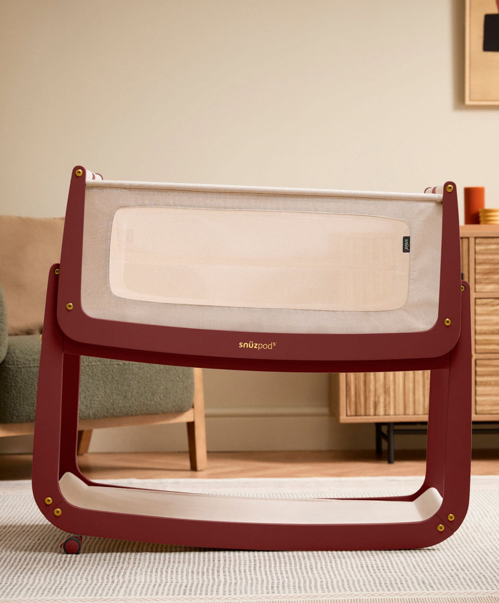 Snuz SnuzPod 5 Bedside Crib - Rouge