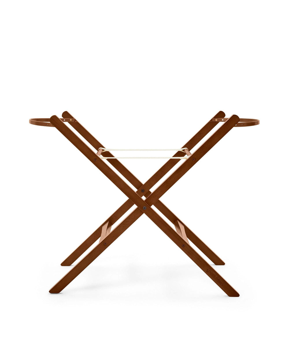 Snuz The Little Green Sheep Moses Basket Stand - Walnut